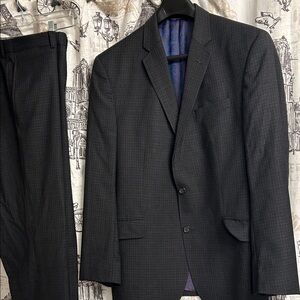 Ted Baker London Charcoal Gray Suit